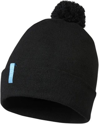 Elevate Unisex Olivine Grs Recycled Beanie Schwarze Wintermütze