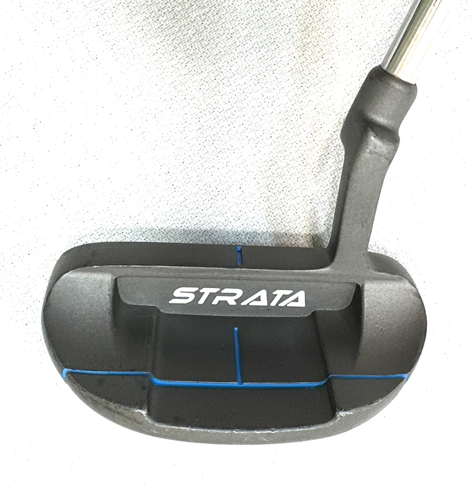 Callaway Golf Strata Mallet Putter Left Handed Blue Lines Golf Club 34 Inches - Image 2 of 4