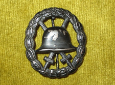 WW1 German Wound Badge - cut out version - Verwundetenabzeichen in Schwarz