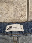 Zara Womens SZ 6 High-Waisted " The New Daddy " Straight Leg Jeans Distressed — photo 10