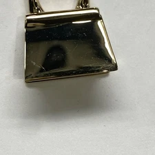 Jacquemus Le Collier Chiquito Charm Chain Necklace Light Gold