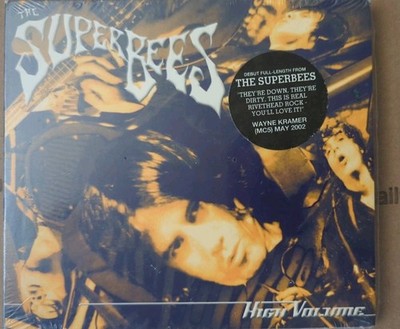 Superbees: High Volume CD Debut Full-Length Album Digipak Case **SEALED** fr/shp