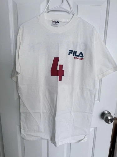 Fila 1999 Women’s Soccer Shirt USWNT Captain Carla Overbeck Signed Size M Rare