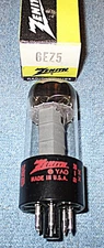 1 NOS Zenith 6EZ5 Vacuum Tube - 1950's Vintage 12-Watt Beam Power Audio