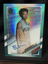 2021-22 Topps Chrome OTE - 99/99 variation auto Bryson Warren / Texas A&M