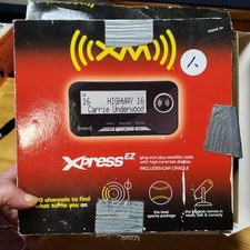 XM XpressEZ Plug and Play Satellite Radio w Car Cradle and High Contrast Display