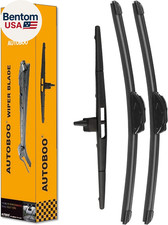 3 Tergicristalli Ricambio per Spazzole Tergicristallo Posteriore e Anteriore Honda Pilot 2009