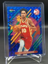 2025-26 Topps Finest #246 Risacher Blue Geometric Refr /25 Rare Breaker Hawks