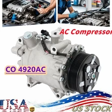 Air Condition AC Compressor CO 4920AC For Honda CRV 07-15 2.4L l4 Acura ILX RDX