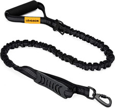 6FT Highly Reflective Heavy Duty Elastic Bungee Medium and Large Dog Leash Shock