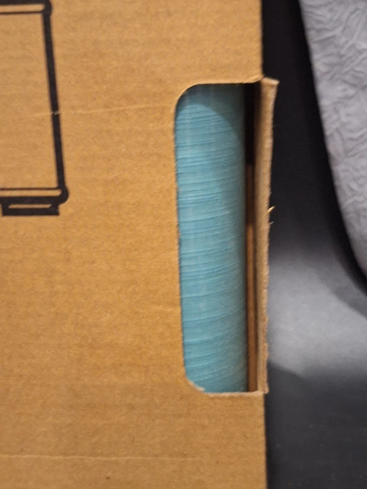 Abajur de mesa IKEA VIDJA aço/tecido azul 19" novo caixa aberta 502.235.74 - Imagem 3 de 4