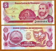 Nicaragua, 5 centavos, ND (1991), P-168, UNC