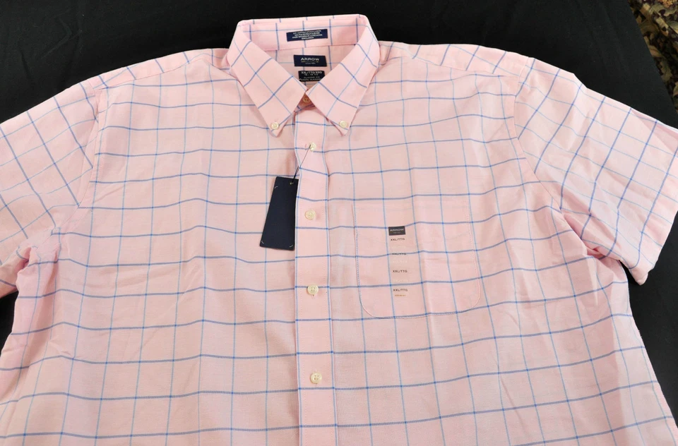 Hombre Flecha Botón Delantero Talla 14 14-1/2 Power Rosa Ajuste Clásico Algodón M Precio de venta sugerido por el fabricante $45 Foto 2 de 4