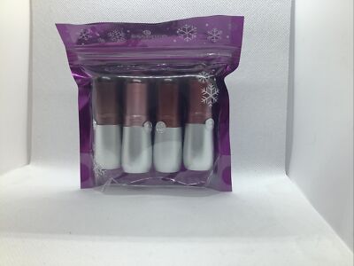 essence 4-pack Velvet Matte Lipstick-01-02-03-04 Different Colors Very Fun.