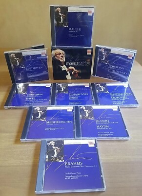 Kurt Masur - Masur Edition ~ Selected Recordings 9 CD Box Set Berlin Classics