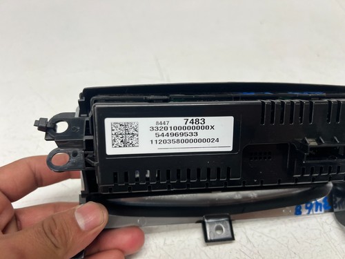 20-24 CADILLAC XT6 REAR CENTER CONSOLE TEMPERATURE CLIMATE CONTROL, OEM LOT3468 - Picture 7 of 8