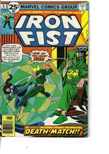 Iron Fist 6 Misty Knight VG/F 1976 Glossy 