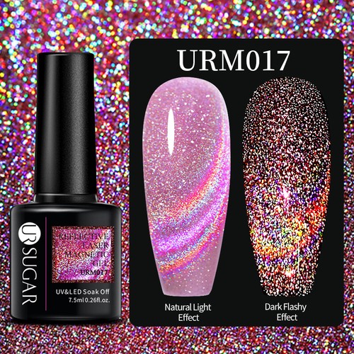 UR SUGAR Glitter Sequins Gel Nail Polish Soak Off UV LED Color Gel Nail Varnish - Picture 118 of 122