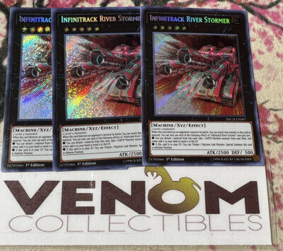 3x (M/NM) Infinitrack River Stormer INCH-EN007 Secret Rare 1st