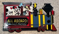 DISNEY PIN MICKEY & MINNIE'S RUNAWAY RAILWAY GOOFY 3" JUMBO FANTASY ERROR MICHEY