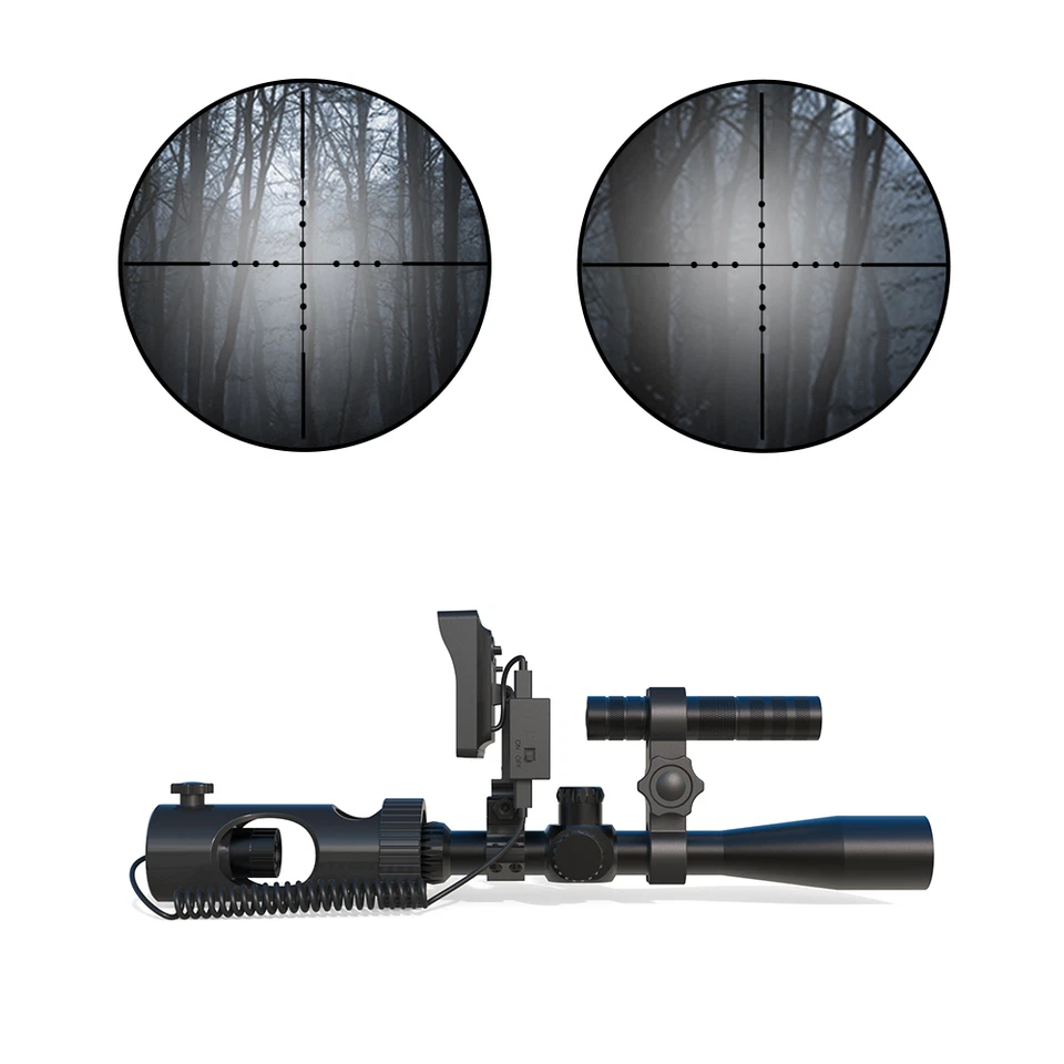 Day & Night Vision Rifle Scope Hunting Sight Infrared 850nm LED IR Camera DIY - Image 4 of 4