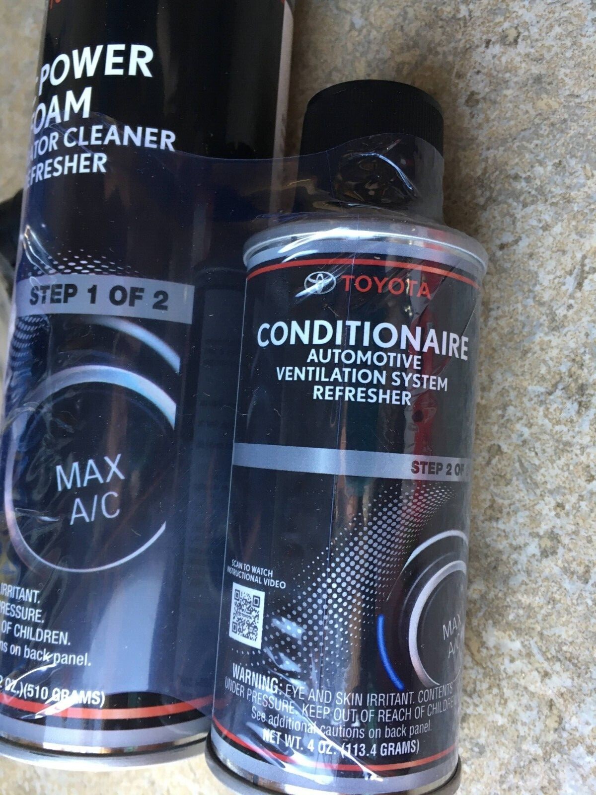 Toyota Genuine OEM AC Power Foam Evaporator Cleaner & Refresher eBay