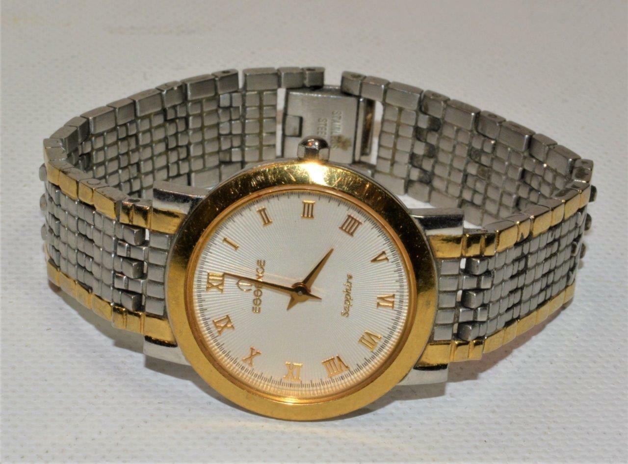 Essence Sapphire Women Quartz bracelet Swiss made All Stainless watch ES-20045CL