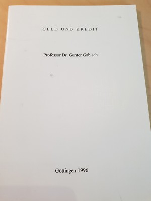 Außen und Weltwirtschaft Prof dr Günter gabisch