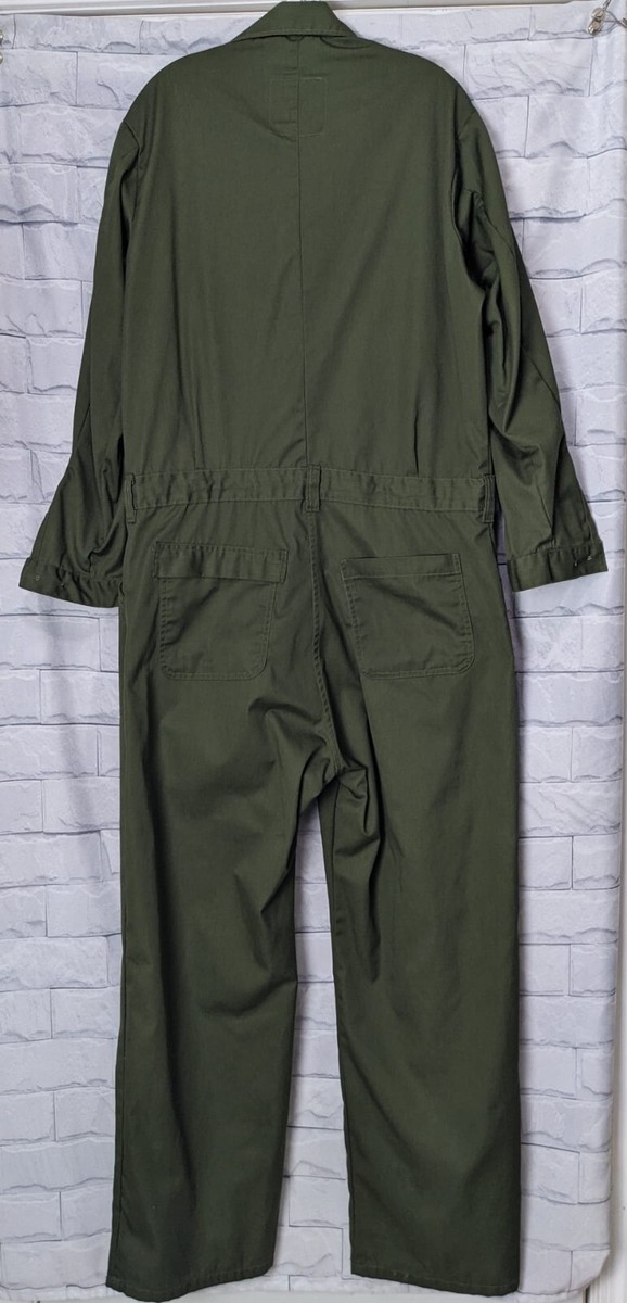 Green Military Utility Coverall Stock Number 8405-01-462-4346 Size