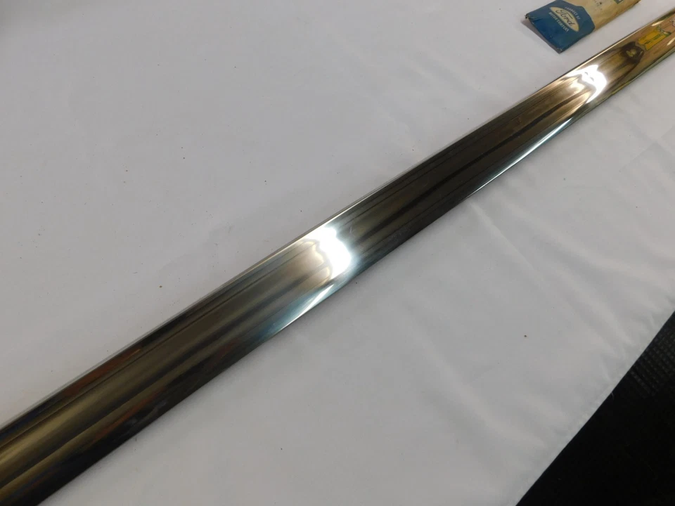 NOS OEM Ford 1967 Mercury Comet Rocker Panel Moulding Trim Stainless Steel - Image 3 of 4