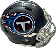 Jevon Kearse Signed Tennessee Titans Mini Helmet JSA Authenticated Blue