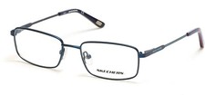Skechers SE1186 090 Shiny Blue Metal Optical Eyeglasses Frame 48-16-135 RX 090