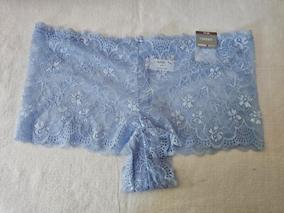 Avenue Body Panty Womens Blue Lace Cheeky Panties Size 18 / 20