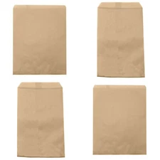 Kraft Paper Bags Merchandise Brown FLAT Wedding Candy Party Jewelry 4x6 5x7 6x9