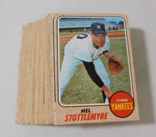 1968 TOPPS BASEBALL YOU PICK YOUR CARD, COMPLETE YOUR SET #'s 7-596 (item#E55)