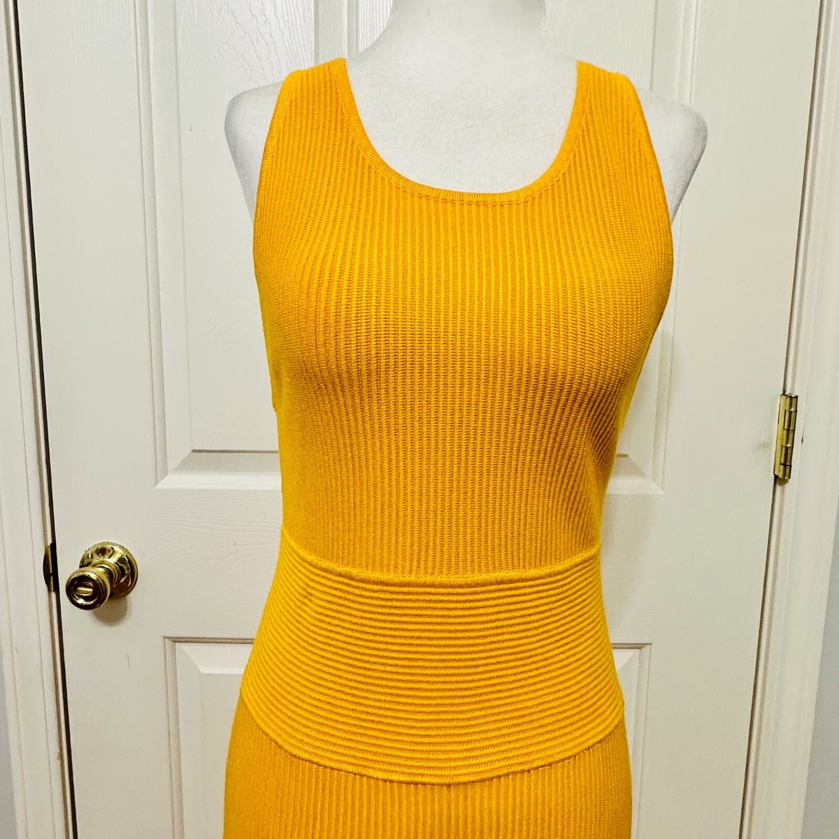 house of harlow yellow knit dress HOUSE OF HARLOW 1960 Knit Dress (SIZE XS)