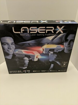 2 BLASTERS - Laser X Two Player Micro B2 Blaster Laser Tag Gaming Set  NEW 