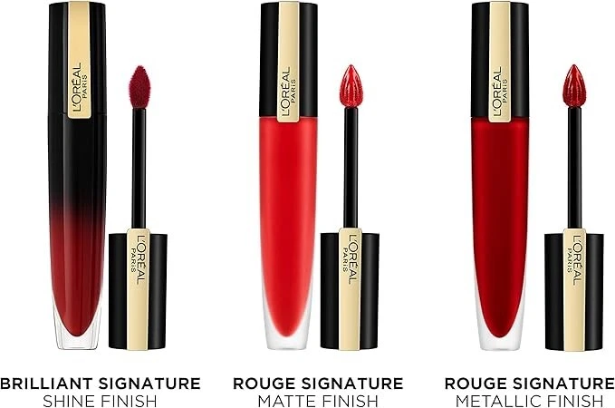 L'Oréal Paris Rouge Signature Matte Liquid Lipstick Ultra-Matte Lip Stain | Long - Image 2 of 4