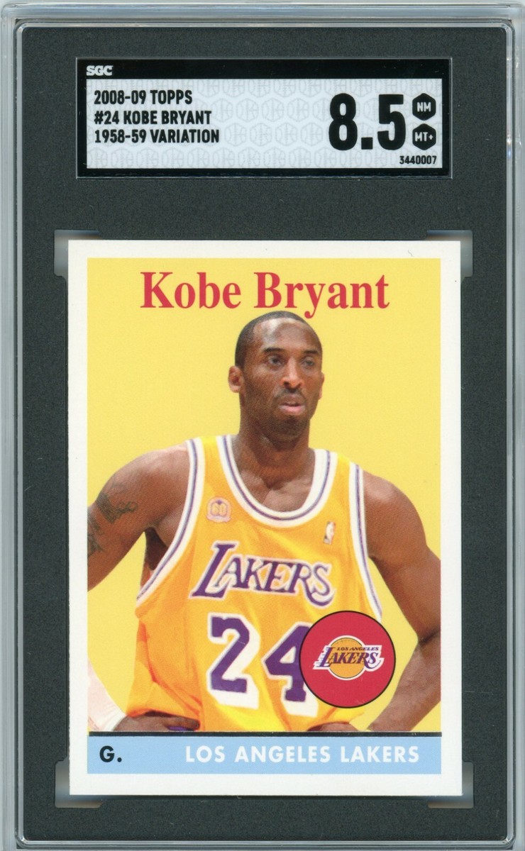Kobe Bryant 2007,09 Topps Press Plate 2枚 Kobe Bryant 2007