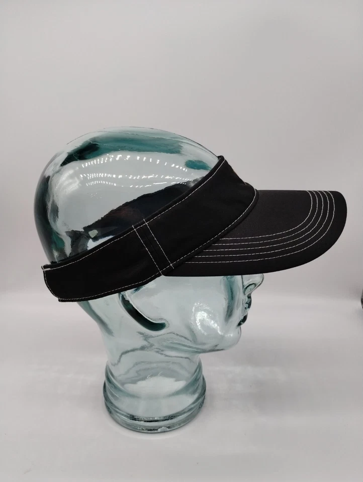 Nike FootJoy Golf Visera Sombrero Dri-Fit Negro con Rojo Bordado F Gorra Ajustable Foto 3 de 4