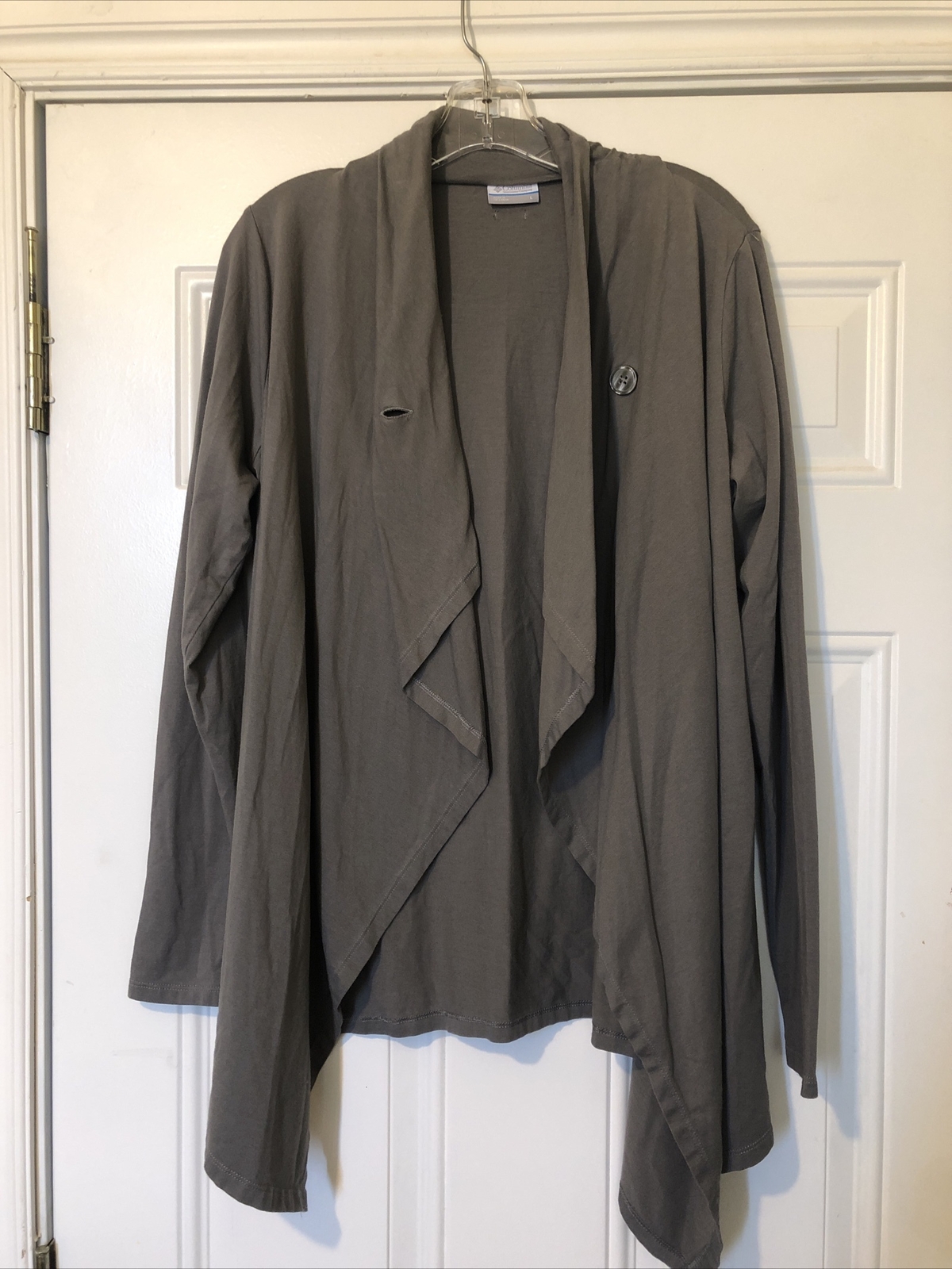 Columbia lightweight jacket one button asymmetric… - image 1