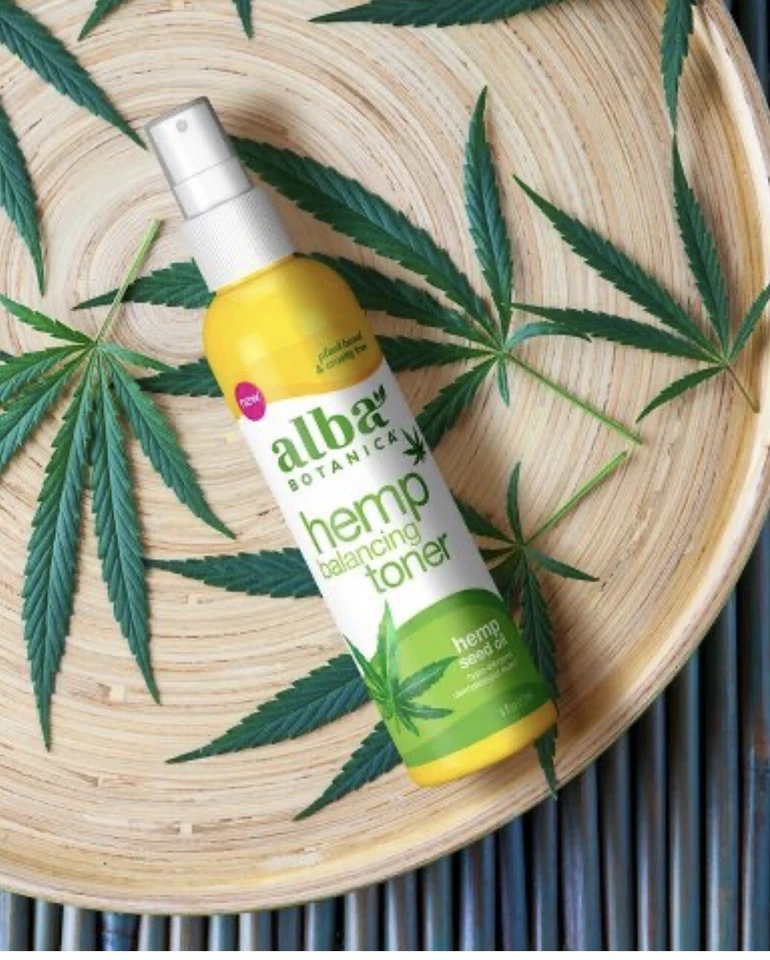 Tónico equilibrador de cáñamo Alba Botanica 6 oz aceite de semilla de cáñamo spray lote de 18 botellas Foto 3 de 3