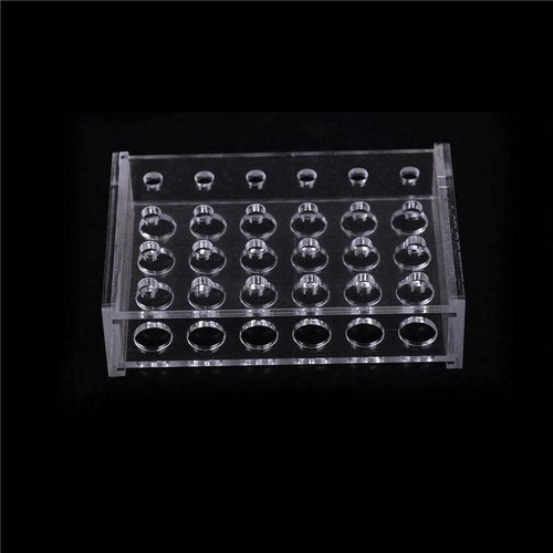 24 Holes Test Tube Rack Testing Tubes Holder Storage Plastic Lab Supplies NEW - Picture 5 of 12