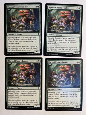 4x Mtg Baldur's Gate Myconid Spore Tender NM/M Magic The Gathering Mtg