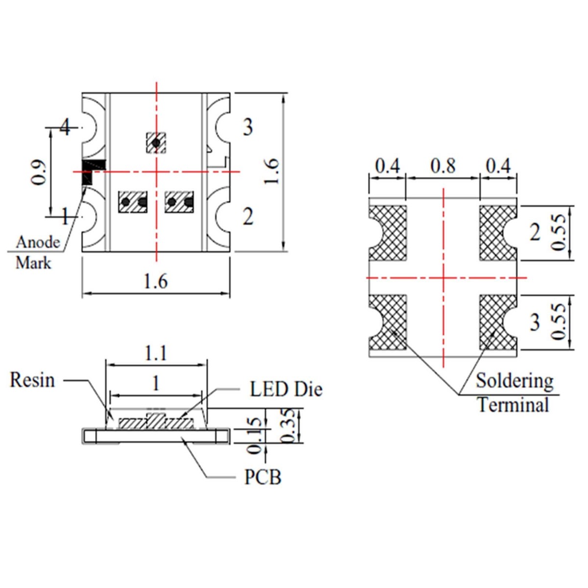 Lote De 30 Luces LED SMD 0603 - Amarillas (20 Cm, Impermeables - Foto 4