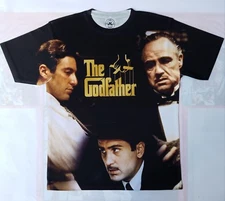 The Godfather sublimated T shirt 90s movies mafia mob classic italian crime