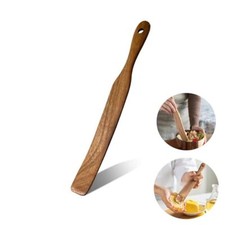 Skinny Wooden Spurtle for Sourdough Starter,Spurtle Spatula for 11 Inches
