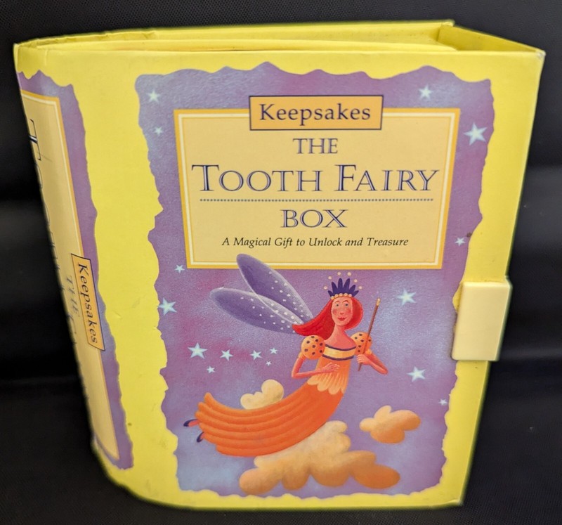 KEEPSAKES THE TOOTH FAIRY BOX. NEW, w/o Tags. Book + Jewel Box. FREE SHIPPING!  