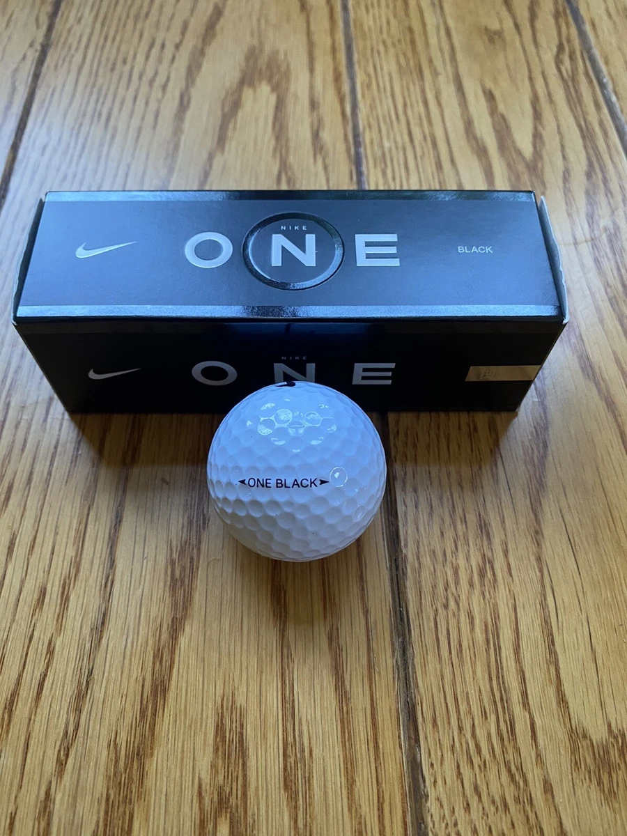 NEW* Nike ONE Black TW Tiger Woods Golf Balls - (3) | eBay