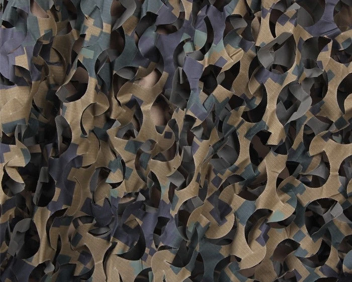 Woodland Digital Camouflage Net Military Nylon Rip-Stop Large Camouflage Netting - Image 3 of 4